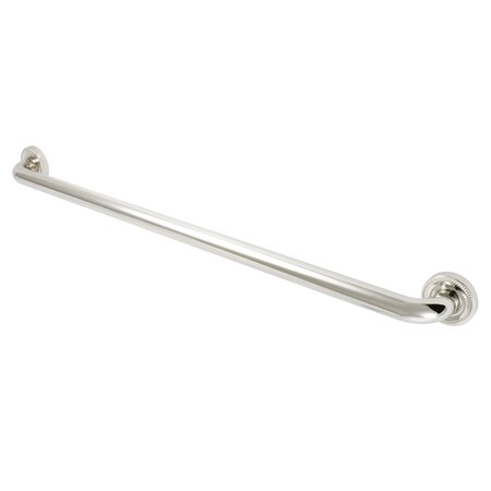 Camelon Contemporary Grab Bar, 34-13/16" L, Brass, Polished Nickel DR914326